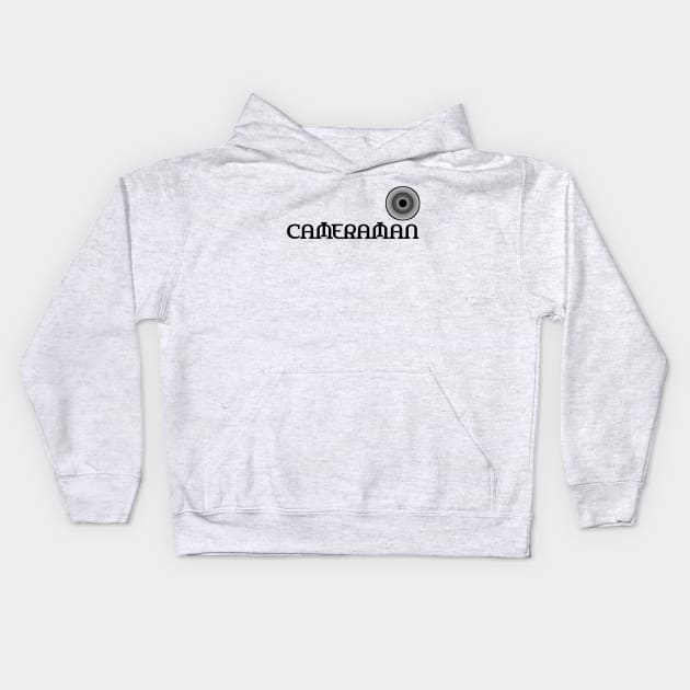 Cameraman Kids Hoodie by Menu.D